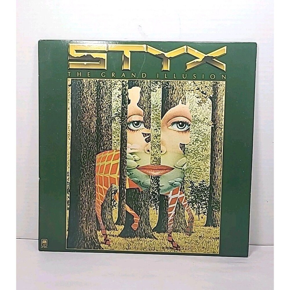 Styx The Grand Illusion 1977 SP-4637 A&M Records Vinyl LP Album